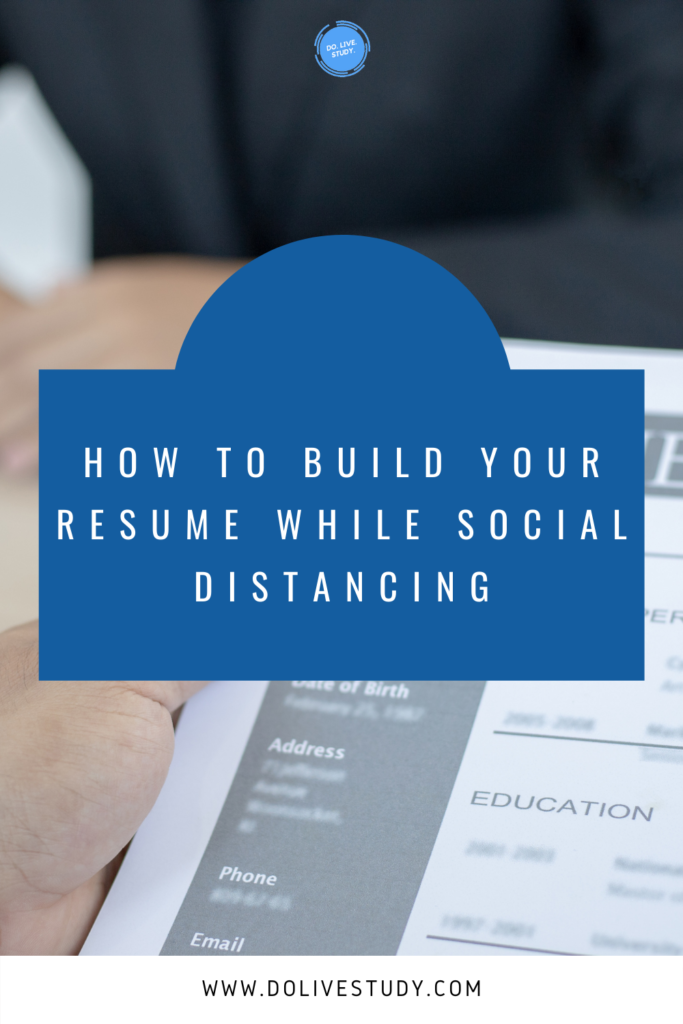 3 683x1024 - How To Build Your Resume While Social Distancing