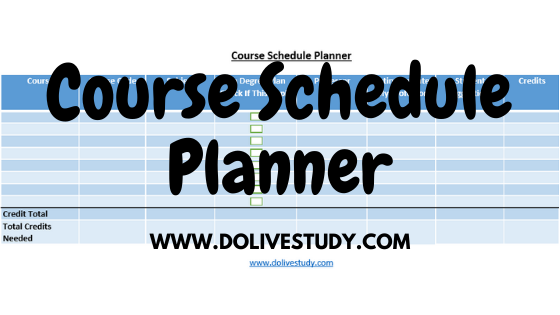 Course Schedule Planner Freebie Thumbnail - Free Printables