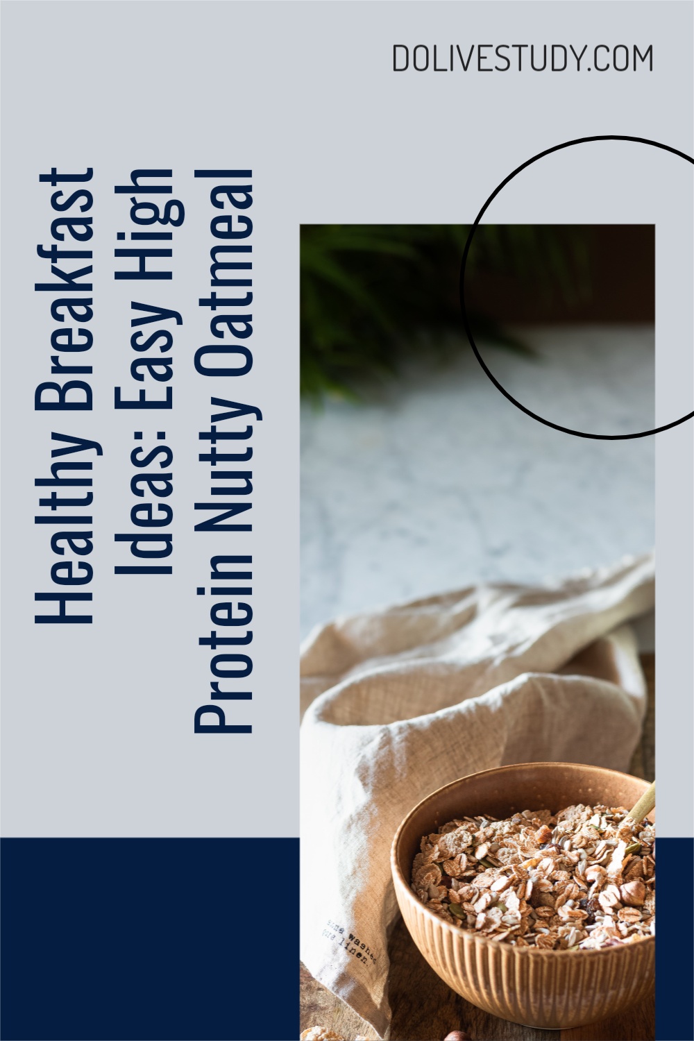 Healthy Breakfast Ideas  Easy High Protein Nutty Oatmeal1 - Healthy Breakfast Ideas: Easy High Protein Nutty Oatmeal