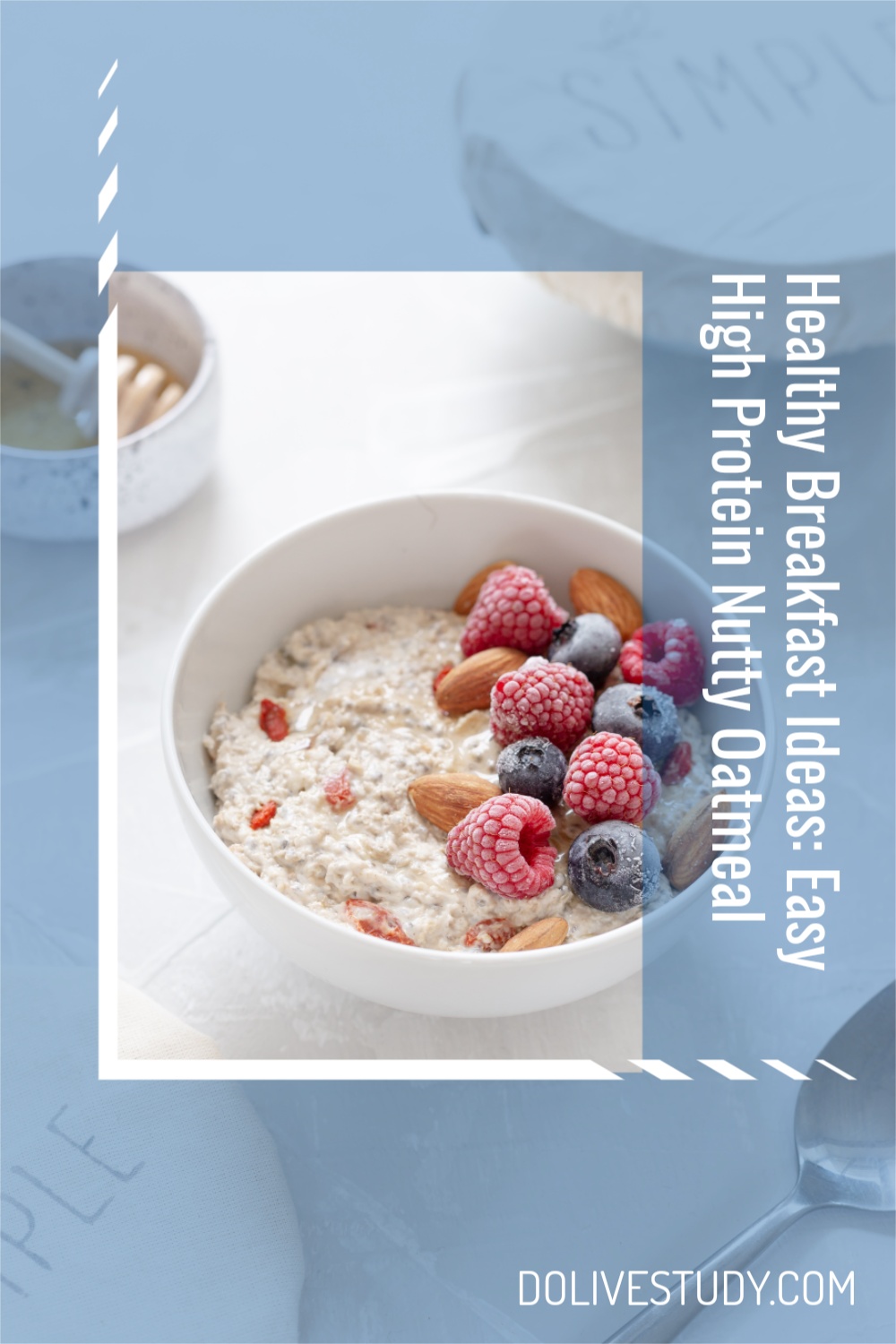 Healthy Breakfast Ideas  Easy High Protein Nutty Oatmeal2 - Healthy Breakfast Ideas: Easy High Protein Nutty Oatmeal