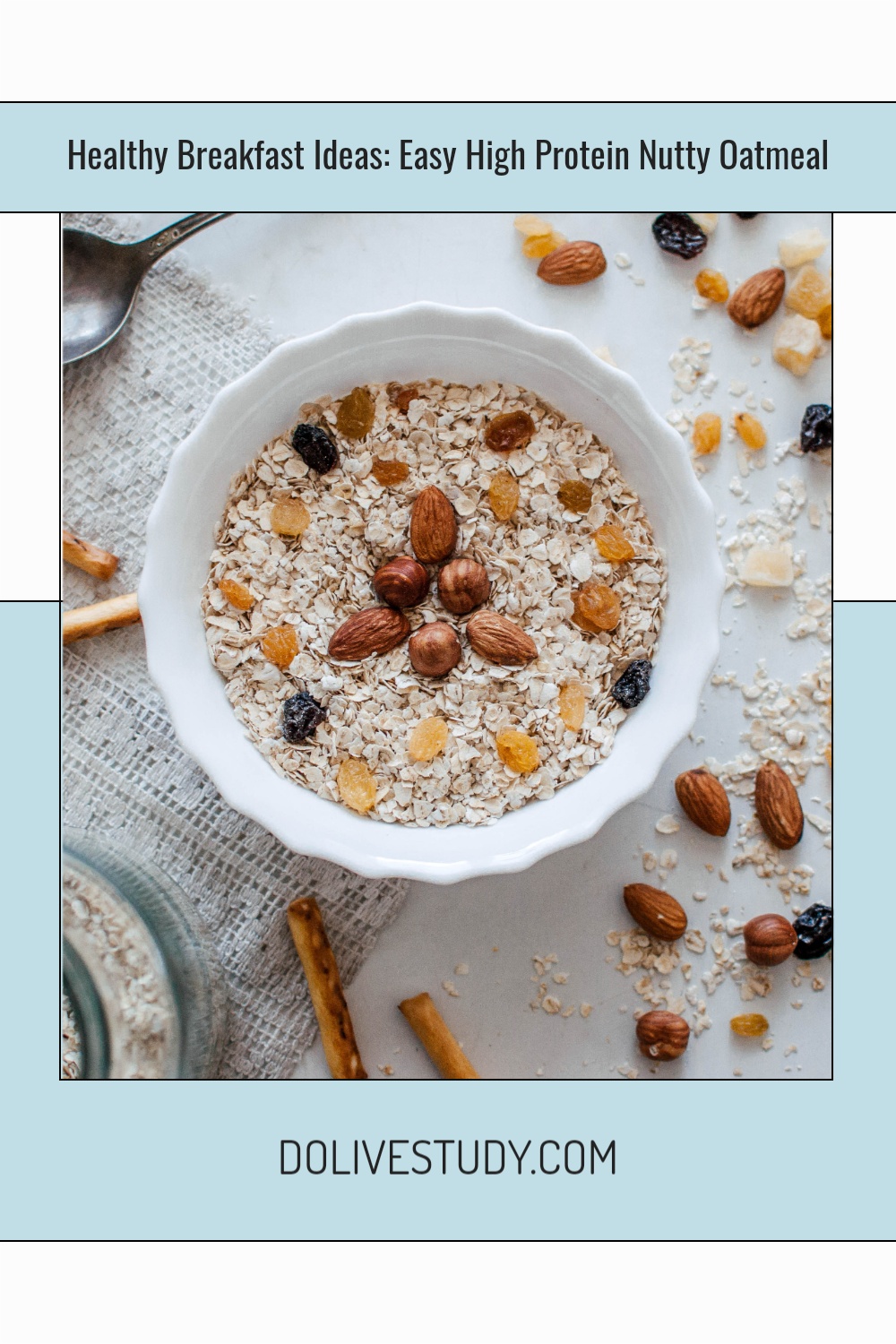Healthy Breakfast Ideas  Easy High Protein Nutty Oatmeal5 - Healthy Breakfast Ideas: Easy High Protein Nutty Oatmeal