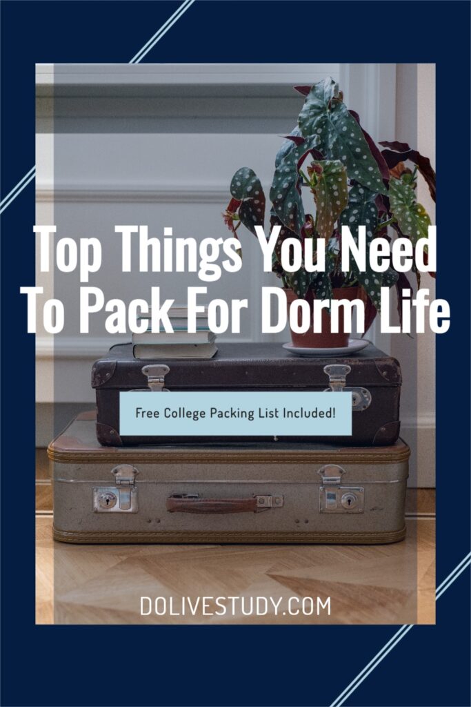 Top Things You Need To Pack For Dorm Life 3 683x1024 - What To Pack For College + Free College Packing List