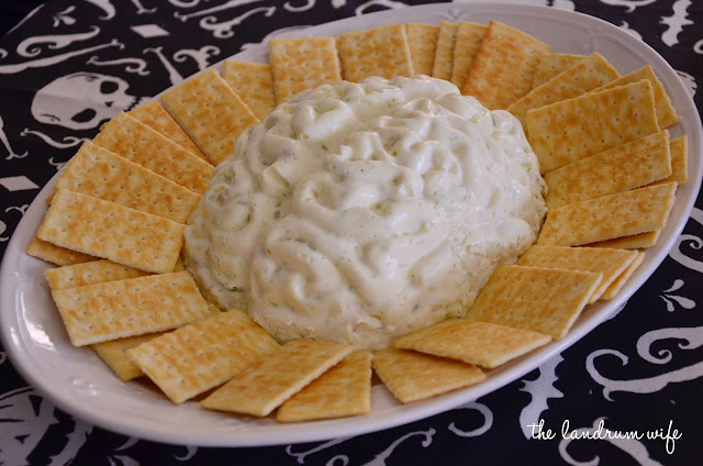 creamy chicken brain dip 4 - 10 Delicious Halloween Recipes For Your Party This Fall