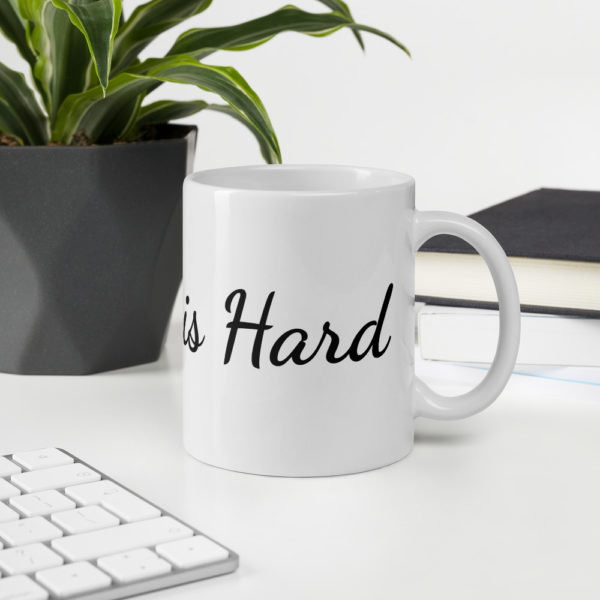 mockup 1e4594a8 600x600 - White Adulting is Hard Mug