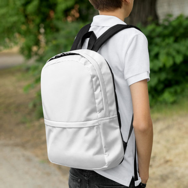 White Adulting Backpack - Image 3