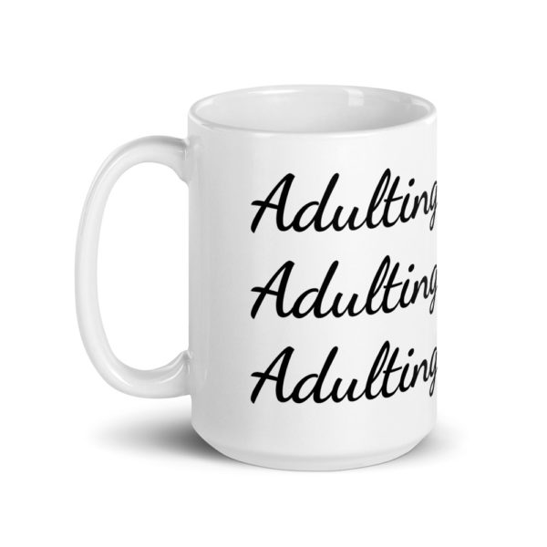 mockup 4ee438f5 600x600 - White Adulting is Hard (x3) Mug