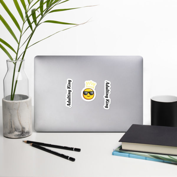 Adulting King Bubble-free stickers - Image 8