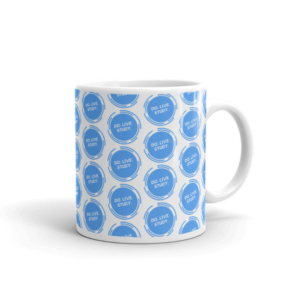 mockup 7dea0ce3 600x600 - Do. Live. Study. Polka Dot Logo Glossy Mug (White)