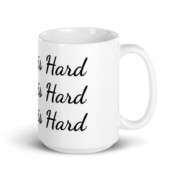 mockup 8e43583c 600x600 - White Adulting is Hard (x3) Mug