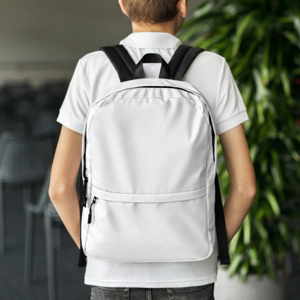 White Adulting Backpack