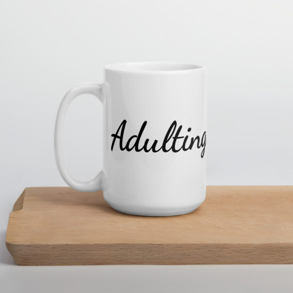 mockup fb7e4f22 600x600 - White Adulting is Hard Mug